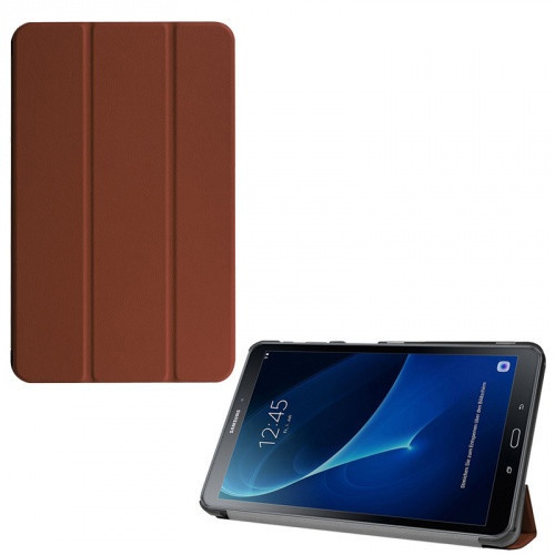 Samsung Galaxy Tab A 10.1 (2016) SM-T580 / T585, skladacie puzdro, hnedé