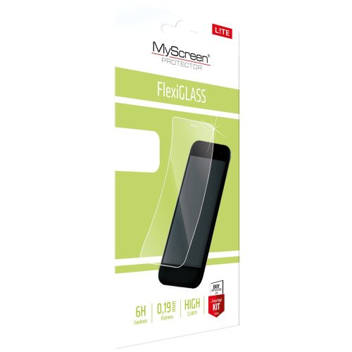 Motorola Moto G4 Plus, ochranná fólia displeja, odolná proti nárazu, MyScreen Protector L!te, Flexi Glass, číra, 1 ks / balenie