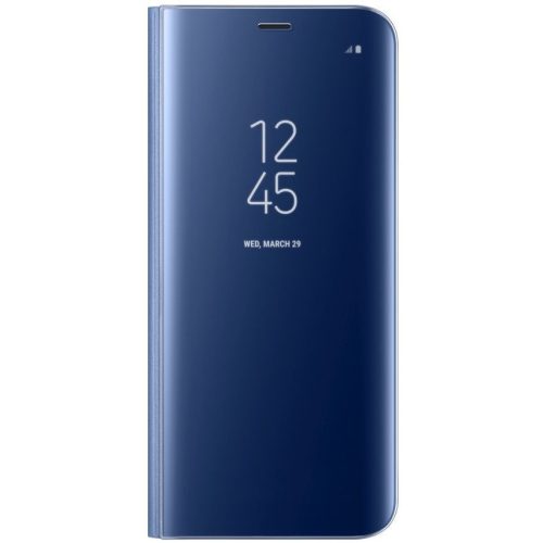 Samsung Galaxy S8 SM-G950, Bočné otváracie puzdro s indikátorom hovoru, Clear View Cover, modré, výrobné