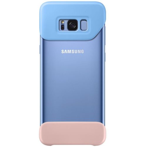 Samsung Galaxy S8 SM-G950, 2-dielny plastový zadný kryt, modrý/broskyňový, továrenská výroba