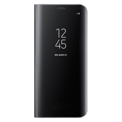 Samsung Galaxy S8 Plus SM-G955, Bočné otváracie puzdro s indikátorom hovoru, Clear View Cover, čierne, továrenské