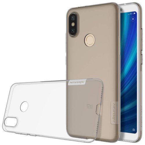 Xiaomi Mi A2 / 6X, TPU silikónové puzdro, Nillkin Nature, ultratenké, sivé