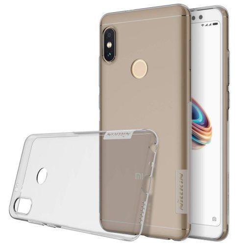 Xiaomi Redmi Note 5 / Note 5 Pro, TPU silikónové puzdro, Nillkin Nature, ultratenké, sivé