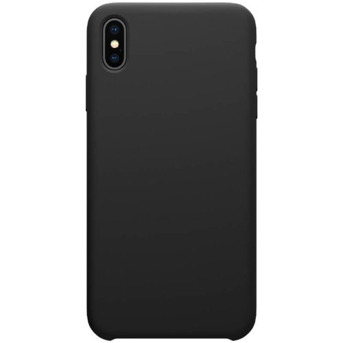 Apple iPhone X / XS, TPU silikónové puzdro, pogumované, Nillkin Flex Pure, čierne