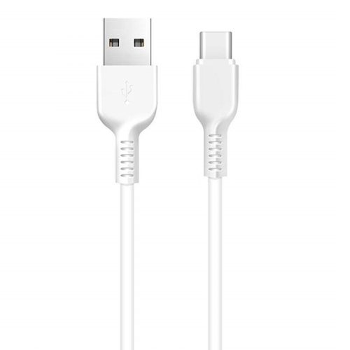 Nabíjací a dátový kábel USB, USB Type-C, 200 cm, rýchle nabíjanie, proti zlomeniu, Hoco X20, biely