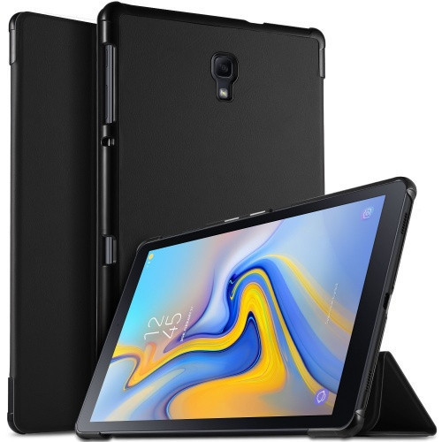 Samsung Galaxy Tab A 10,5 (2018) SM-T590 / T595, puzdro s priečinkom, Trifold, čierne