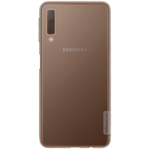 Samsung Galaxy A7 (2018) SM-A750F, silikónové puzdro TPU, Nillkin Nature, ultratenké, sivé