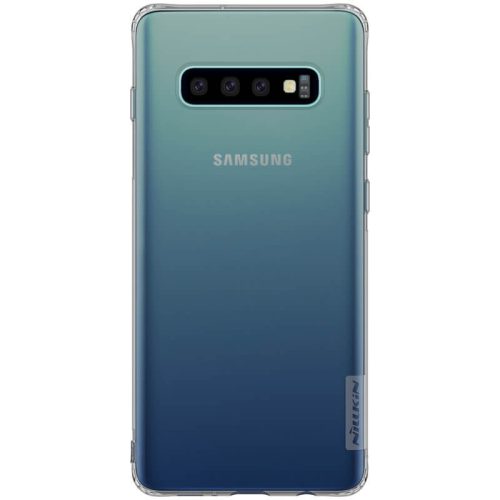 Samsung Galaxy S10 Plus SM-G975, TPU silikónové puzdro, Nillkin Nature, ultratenké, sivé