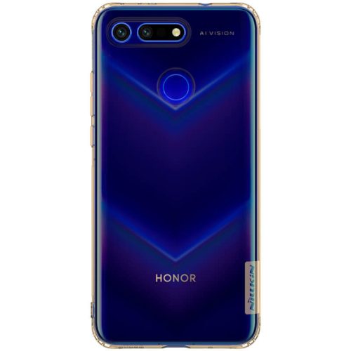 Huawei Honor View 20, silikónové puzdro TPU, Nillkin Nature, ultratenké, zlatohnedé, zlaté