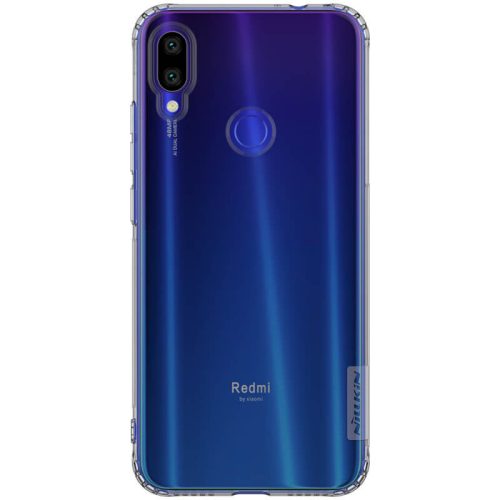 Xiaomi Redmi Note 7 / Note 7 Pro, TPU silikónové puzdro, Nillkin Nature, ultratenké, sivé