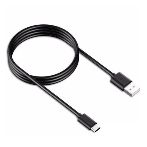 Nabíjací a dátový kábel USB, USB Type-C, 100 cm, Samsung, čierny, továrenský