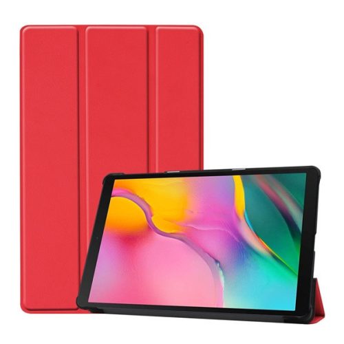 Samsung Galaxy Tab A 10.1 (2019) SM-T510 / T515, puzdro s priečinkom, Trifold, červené