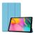 Samsung Galaxy Tab A 10.1 (2019) SM-T510 / T515, puzdro s priečinkom, Trifold, svetlo modré