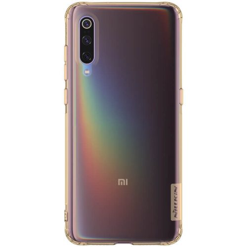 Xiaomi Mi 9 / Mi 9 Explorer, TPU silikónové puzdro, Nillkin Nature, ultratenké, zlatohnedé