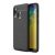 Samsung Galaxy A20e SM-A202F, silikónové puzdro TPU, kožený efekt, vzor švov, čierne