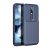 Nokia 4.2, silikónové puzdro TPU, stredne odolné voči nárazom, päta so vzduchovým vankúšom, karbónový vzor, modré