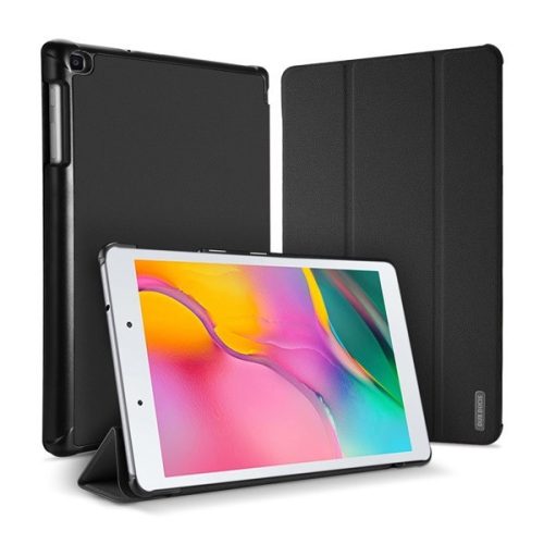 Samsung Galaxy Tab A 8.0 (2019) SM-T290 / T295, puzdro s priečinkom, Trifold, Dux Ducis Domo, čierne