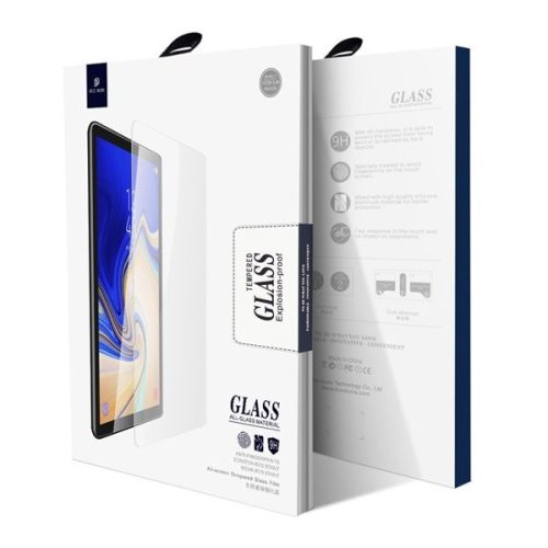 Samsung Galaxy Tab S6 10.5 SM-T860 / T865, ochranná fólia displeja, odolná proti nárazom (aj na zakrivenú časť!), tvrdené sklo, proti modrému žiareniu, Dux Ducis, číra