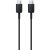 Nabíjací a dátový kábel USB Type-C, USB Type-C, 100 cm, 5000 mA, rýchle nabíjanie, Samsung, čierny, továrenský,