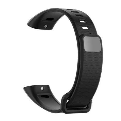 Huawei Band 2 / Band 2 Pro / Honor Band 2 / Honor Band 2 Pro, silikónový remienok, nastaviteľný, čierny