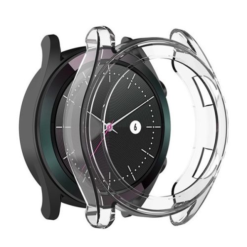 Huawei Watch GT2 (46 mm), silikónový ochranný kryt, bez remienka, priehľadný