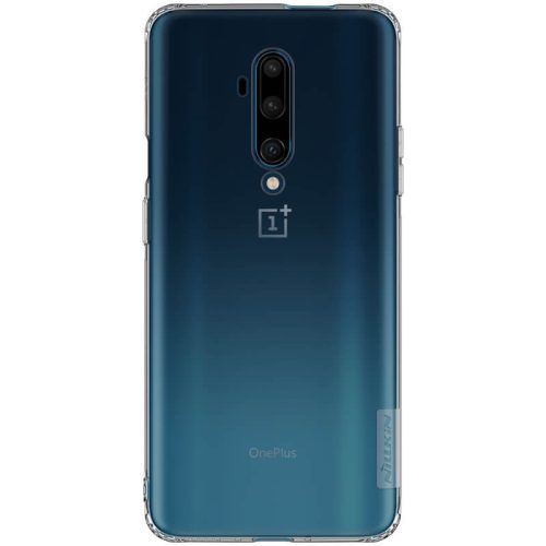 OnePlus 7T Pro, silikónové puzdro, Nillkin Nature, ultratenké, sivé