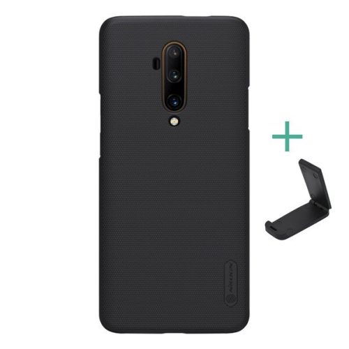 OnePlus 7T Pro, plastový zadný kryt so stojanom, Nillkin Super Frosted, čierny