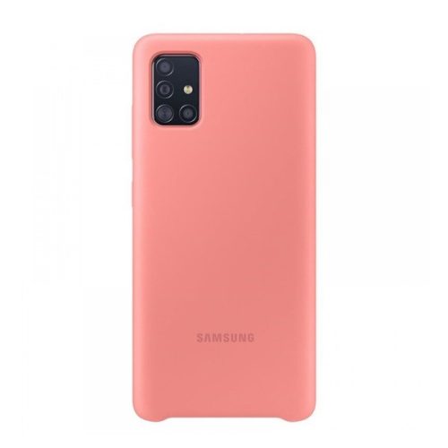 Samsung Galaxy A51 SM-A515F, silikónové puzdro, ružové, továrenské