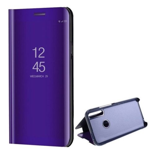 Huawei P Smart Z, bočné otváracie puzdro s indikátorom hovoru, kryt Smart View Cover, fialové (náhradný trh)