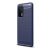 Huawei P40, silikónové puzdro, stredne odolné proti nárazu, brúsené, karbónový vzor, tmavomodré