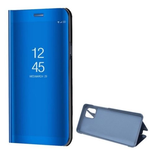 Samsung Galaxy Note 10 Lite SM-N770, Bočné otváracie puzdro s indikátorom hovoru, kryt Smart View Cover, modré (náhradný trh)