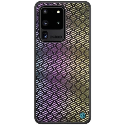 Samsung Galaxy S20 Ultra 5G SM-G988, silikónové puzdro, plastová zadná strana, stredne odolné proti nárazu, Nillkin Twinkle, farba
