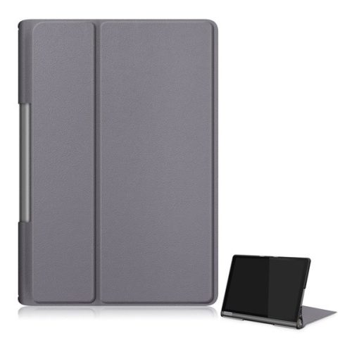 Lenovo Yoga Smart Tab (10.1) YT-X705F / X705L, puzdro s priečinkom, stojan, sivá farba