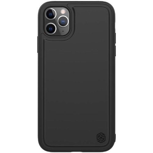 Apple iPhone 11 Pro, plastový zadný kryt, stredne odolný proti nárazu, podpora bezdrôtového pripojenia Qi, kompatibilný s magnetickou autobatériou, Nillkin Magic Pro Case, čierny