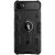 Apple iPhone SE (2020) / SE (2022), plastový zadný kryt, stredne odolný proti nárazu, ochrana fotoaparátu, krúžok na držiak telefónu, výrez na logo, Nillkin CamShield Armor, čierny