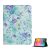 Samsung Galaxy Tab A 10.1 (2019) SM-T510 / T515, puzdro s priečinkom, stojan, kvetinový vzor, farba/modrá