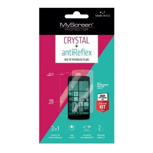 Samsung Galaxy A71 / M51 SM-A715F / M515F, ochranná fólia obrazovky (NEZAKRÝVA zakrivenú časť!), MyScreen Protector Crystal+AntiReflex, číra Premium