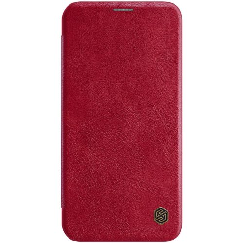 Apple iPhone 12 Pro Max, bočné puzdro, Nillkin Qin, červené