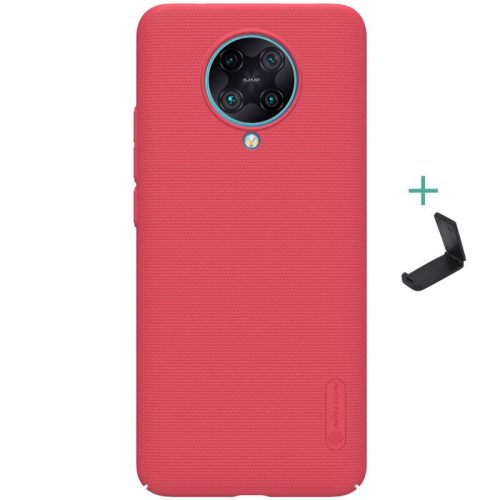 Xiaomi Redmi K30 Pro / Poco F2 Pro, Plastový zadný kryt, stojan, Nillkin Super Frosted, červená