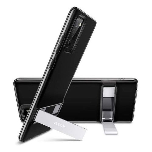 Samsung Galaxy Note 20 / 20 5G SM-N980 / N981, silikónové puzdro, rohový vzduchový vankúš, so stojanom, ESR Air Shield Boost, transparentné