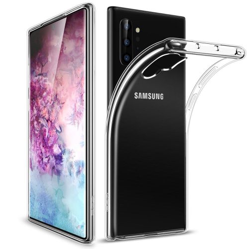 Samsung Galaxy Note 10 Plus / 10 Plus 5G SM-N975 / N976, silikónové puzdro, ultratenké, stredne odolné proti nárazu, päta so vzduchovým vankúšom, ESR Essential Zero, priehľadné