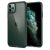 Apple iPhone 11 Pro, Plastový zadný kryt + silikónový rám, Spigen Ultra Hybrid, číry/zelený