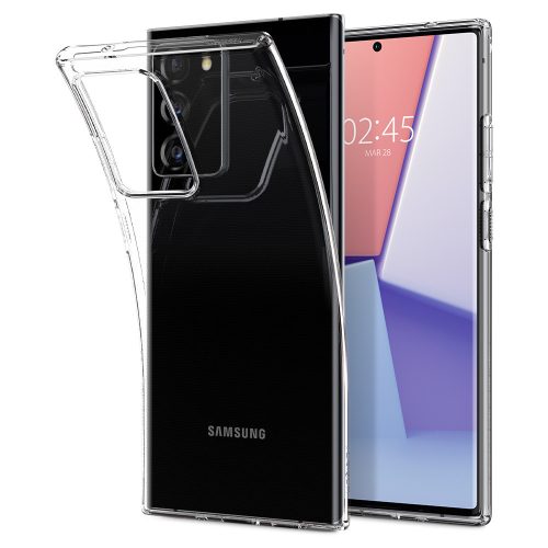 Samsung Galaxy Note 20 Ultra / 20 Ultra 5G SM-N985 / N986, silikónové puzdro, Spigen Crystal Flex, priehľadné