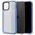 Apple iPhone 12 / 12 Pro, silikónová ochrana displeja + plastový zadný kryt, stredne odolný proti nárazu, Spigen Ciel Cyril Color Brick, priesvitná/modrá