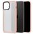 Apple iPhone 12 Pro Max, silikónová ochrana displeja + plastový zadný kryt, stredne odolný proti nárazu, Spigen Ciel Cyril Color Brick, priesvitná/ružová