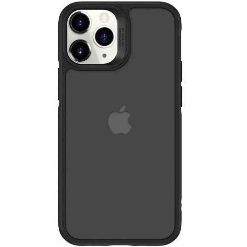 Apple iPhone 12 / 12 Pro, silikónová ochrana displeja, tvrdené sklo na zadnej strane, ESR Ice Shield, čierna