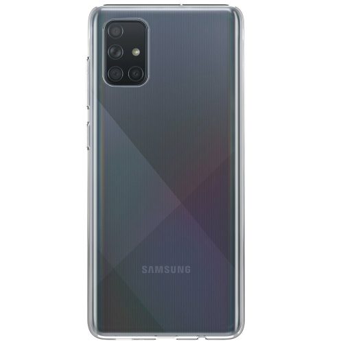 Samsung Galaxy A71 SM-A715F, silikónové puzdro, Uniq Glase, priehľadné