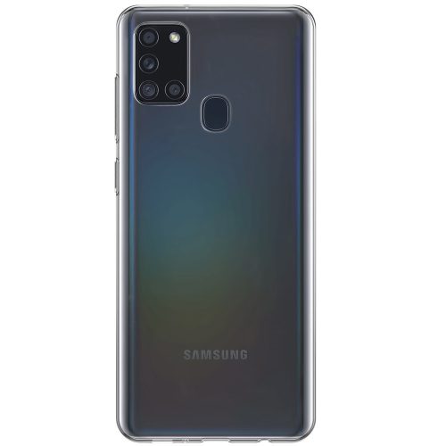 Samsung Galaxy A21s SM-A217F, silikónové puzdro, Uniq Glase, priehľadné