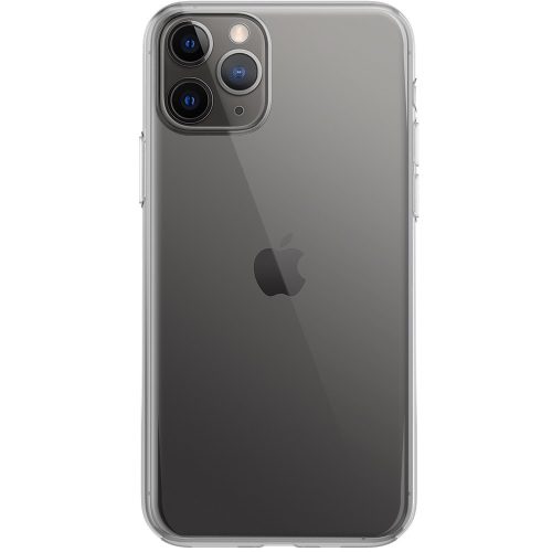 Apple iPhone 12 / 12 Pro, silikónové puzdro, Uniq Glase, priehľadné