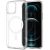 Apple iPhone 12 Mini, plastový zadný kryt + silikónový rám, kompatibilný s nabíjačkou Magsafe, Spigen Ultra Hybrid Mag, číry